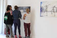 lewisham college dance students at the Gallery